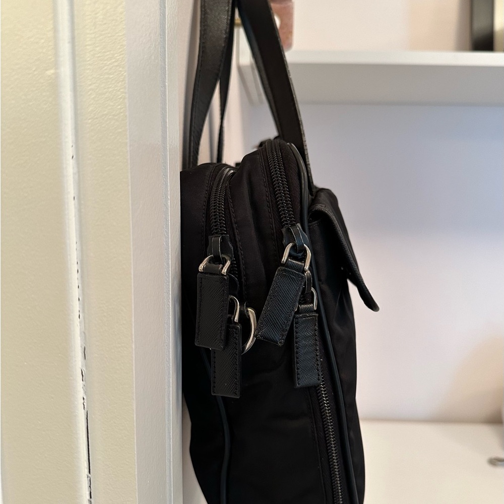 Prada Black Nylon Briefcase - Picture 11 of 15
